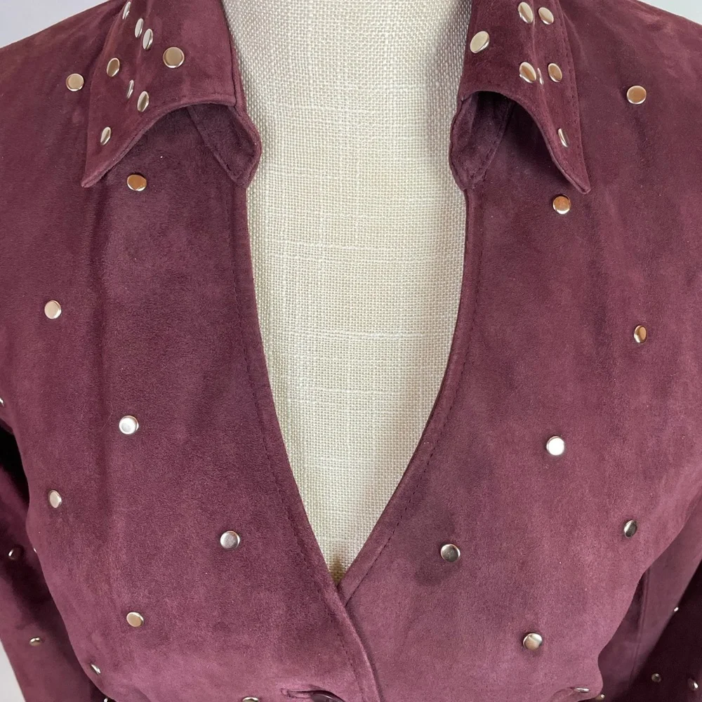 NWT Cache Rasin-Colored Suede Jacket - Picture 6 of 12